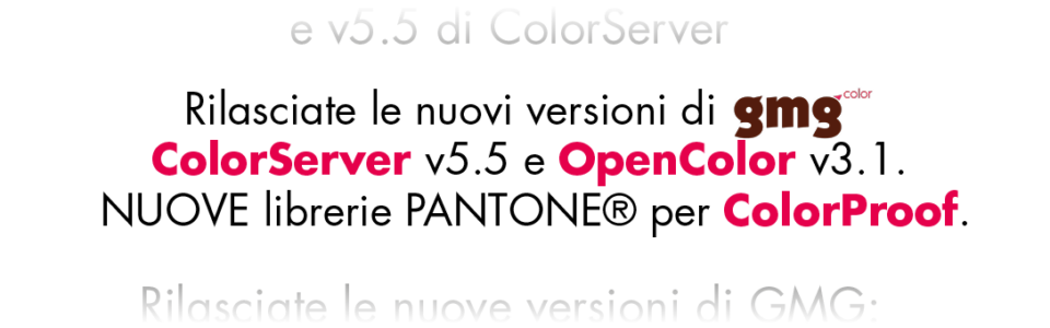 GMG opencolor colorproof nuova tesea