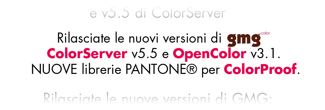 GMG opencolor colorproof nuova tesea